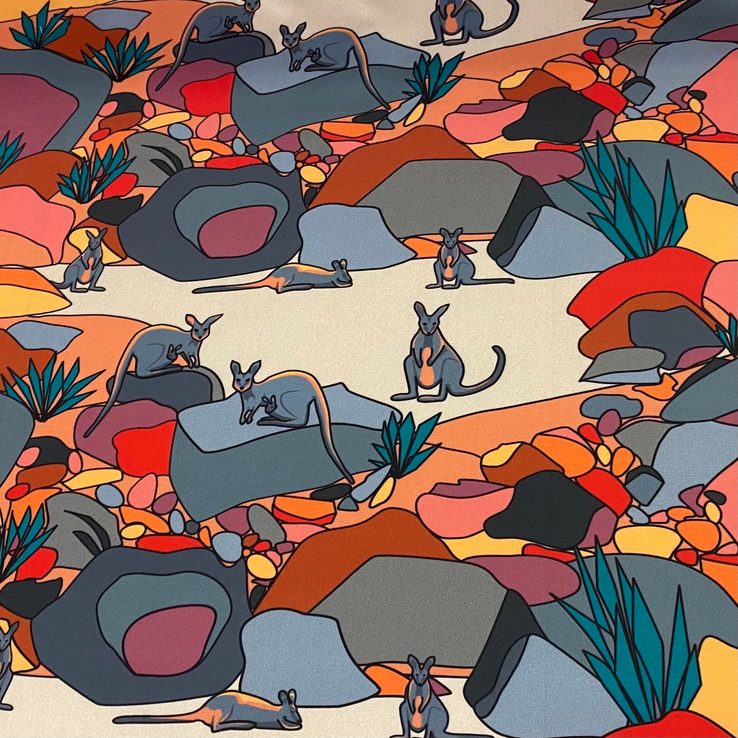 Where’s Wallaby? - ochre tones