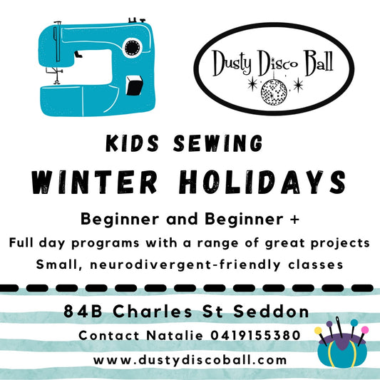 Winter Holiday Kids Sewing Classes