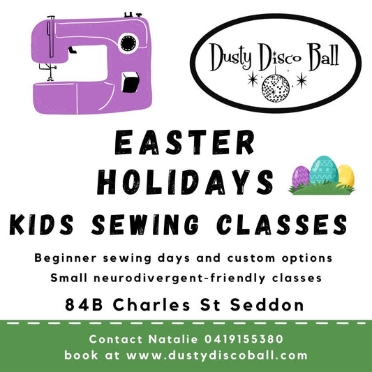 Easter School Holiday Kids Sewing Classes