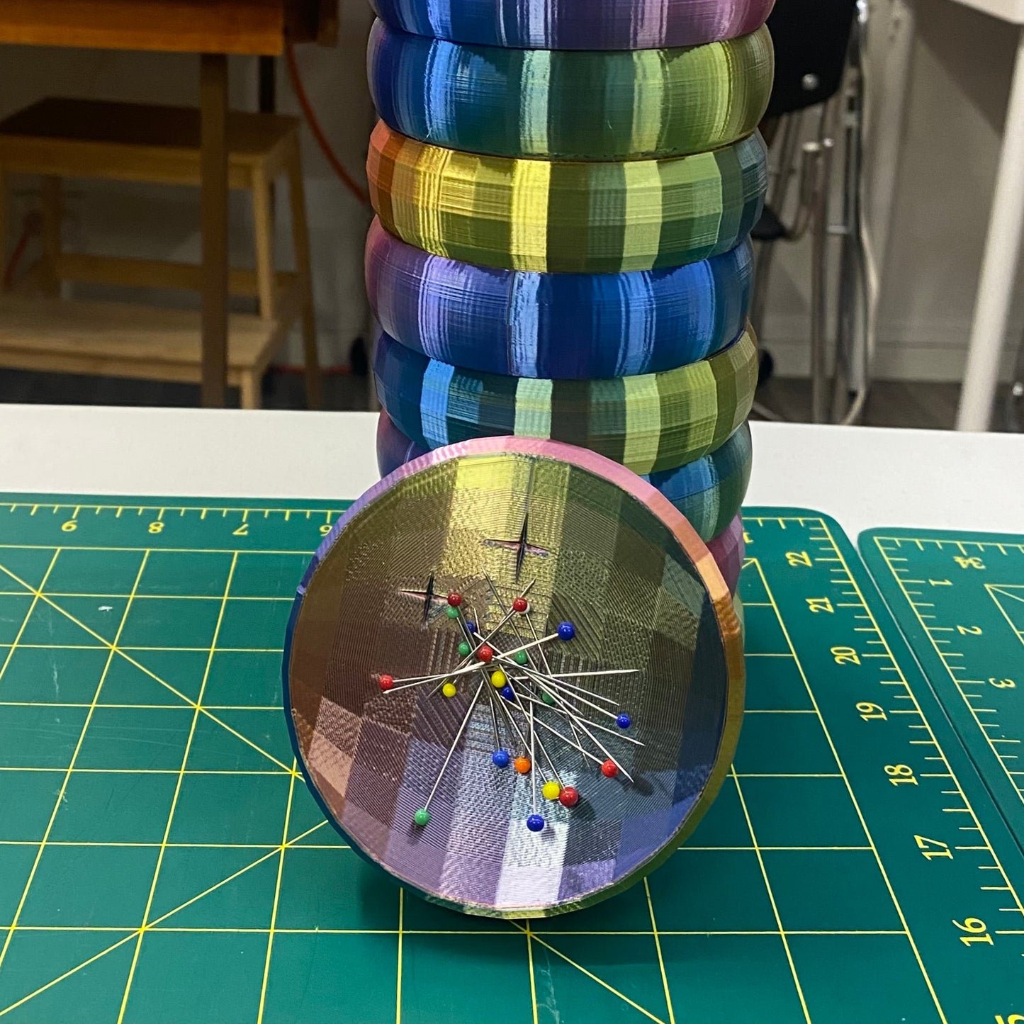 Disco Ball Magnetic Pin Cushion