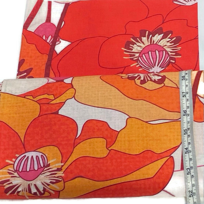 Wild Poppy Meadow - large, red colourway