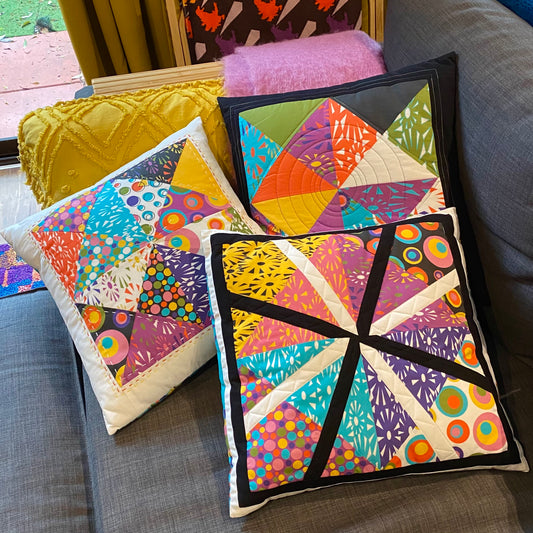Kit: 1960s Quilted Cushions - set of three