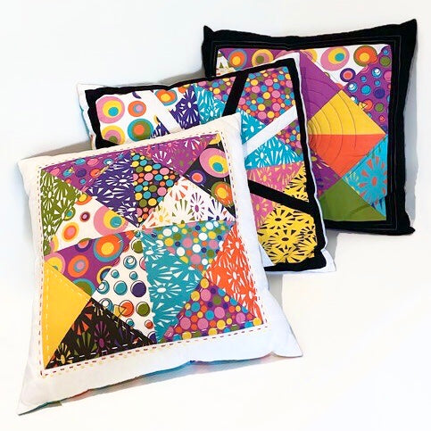 Kit: 1960s Quilted Cushions - set of three