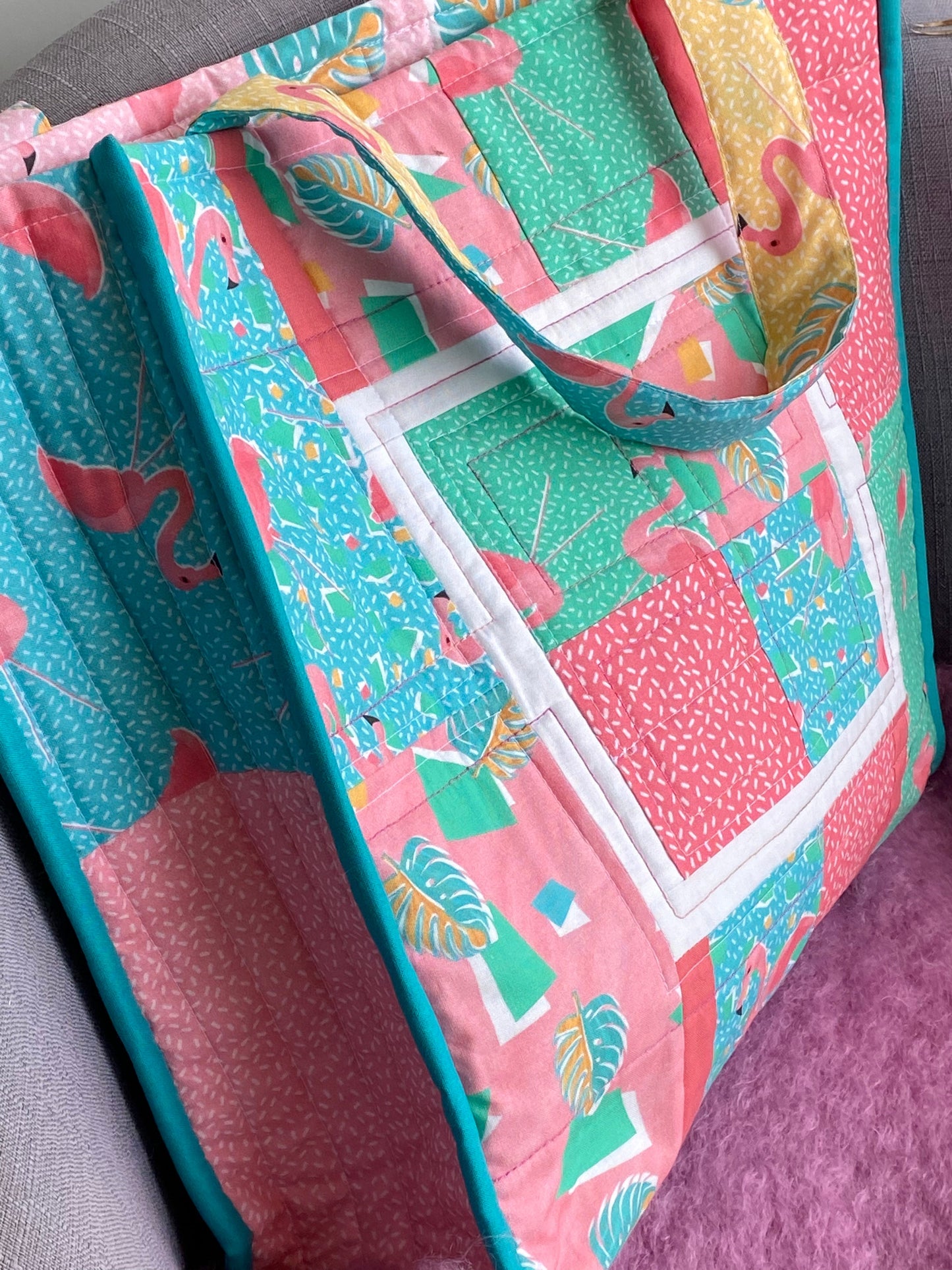 Kit: Flamingo Tote Bag